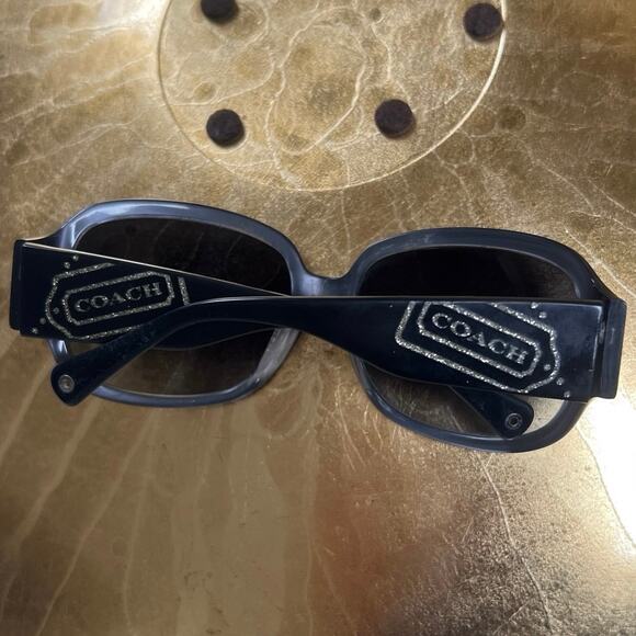 Coach S2002 Black Logo Sunglasses Gradient Lenses *no case* - Picture 11 of 14
